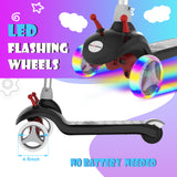 ScootHop K3- Kid Electric Scooter,LED Light-up Wheels, 3 Height Adjustable, C-Shaped Handle, Lean-to Steer Design